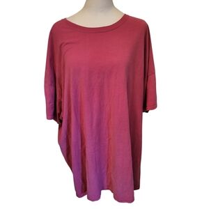 Fruit Of The Loom Plus Tee Pink sz 4X
